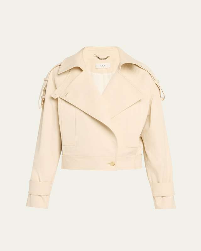Miles Oversized Stretch Cotton Jacket
